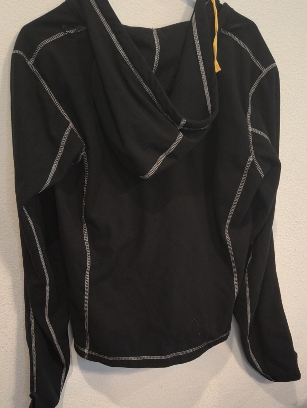 Harley-Davidson Black Hoodie with Yellow Hood Trim XL - Picture 4 of 4